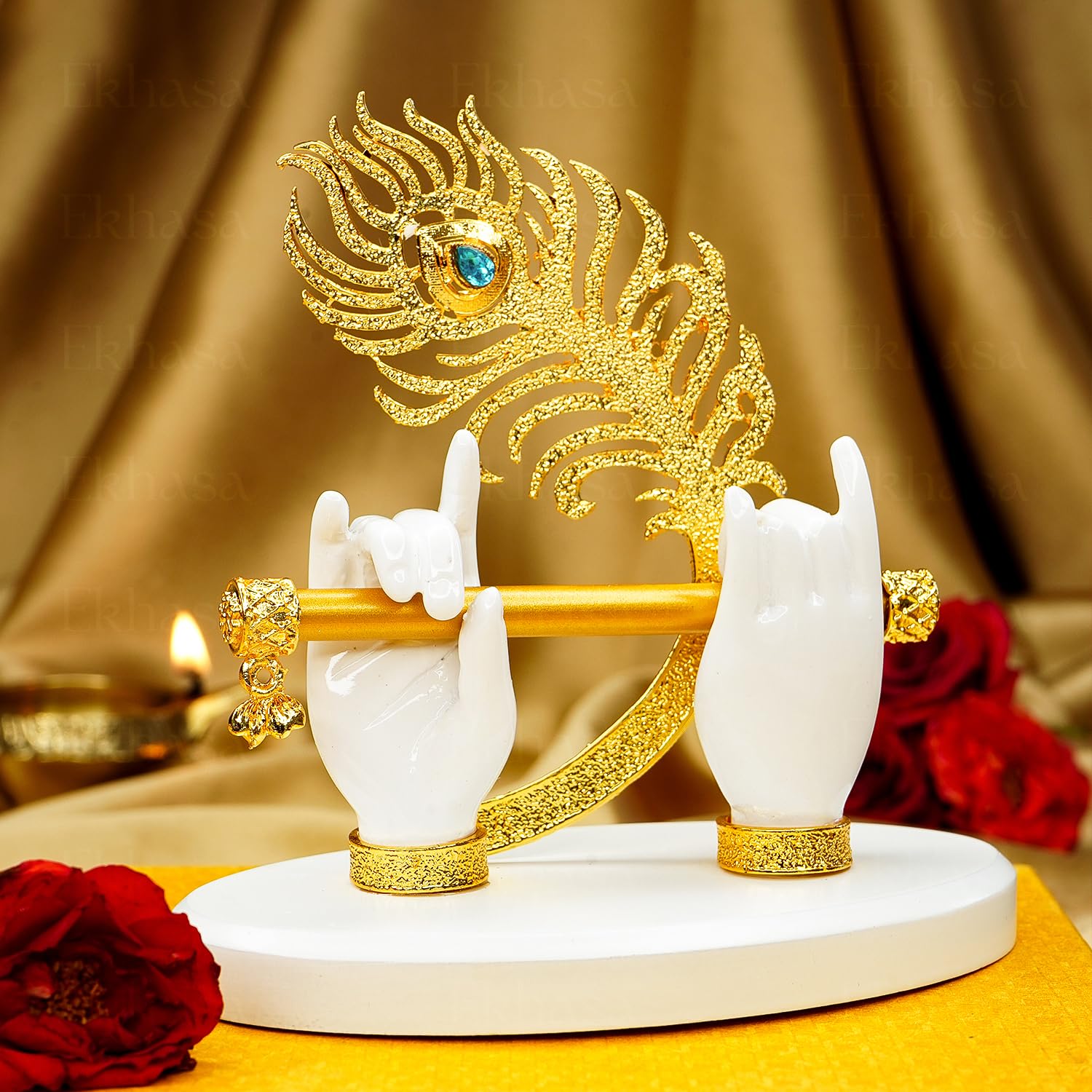 Lord Krishna Hands with Flute